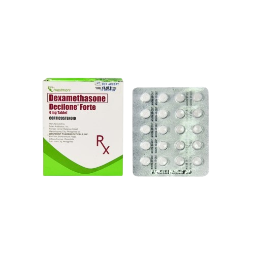 Decilone Forte (dexamethasone) 4mg tablet | Shield Drugstore Online